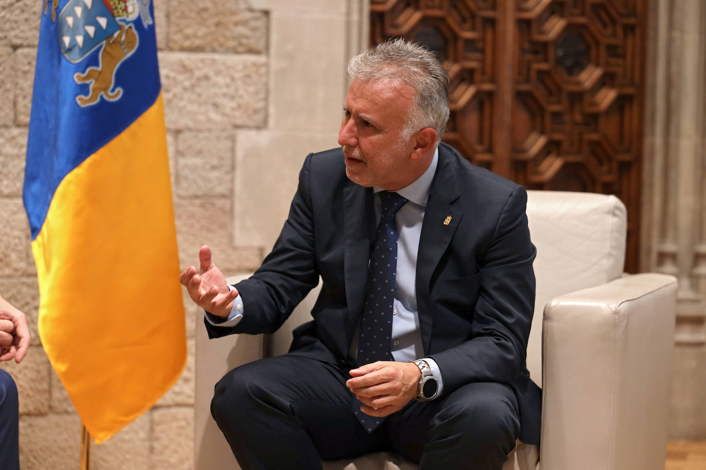 Encuentro de Torres con el presidente catalán