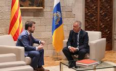 Encuentro de Torres con el presidente catalán