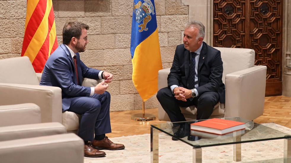 Encuentro de Torres con el presidente catalán
