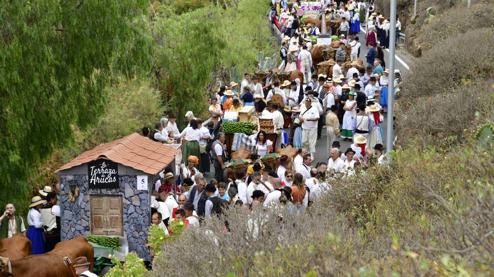 Las imágenes de la romería de San Juan en Arucas