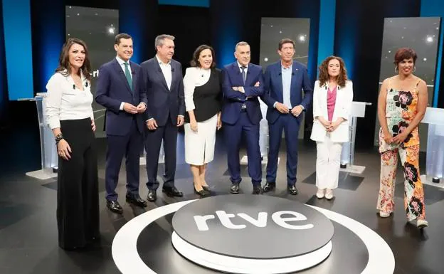 Directo: Vea aquí el debate a seis entre los candidatos a la Junta de Andalucía