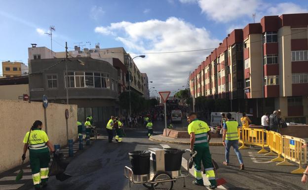 Telde recoge casi cuatro toneladas de residuos en el fin de semana del carnaval