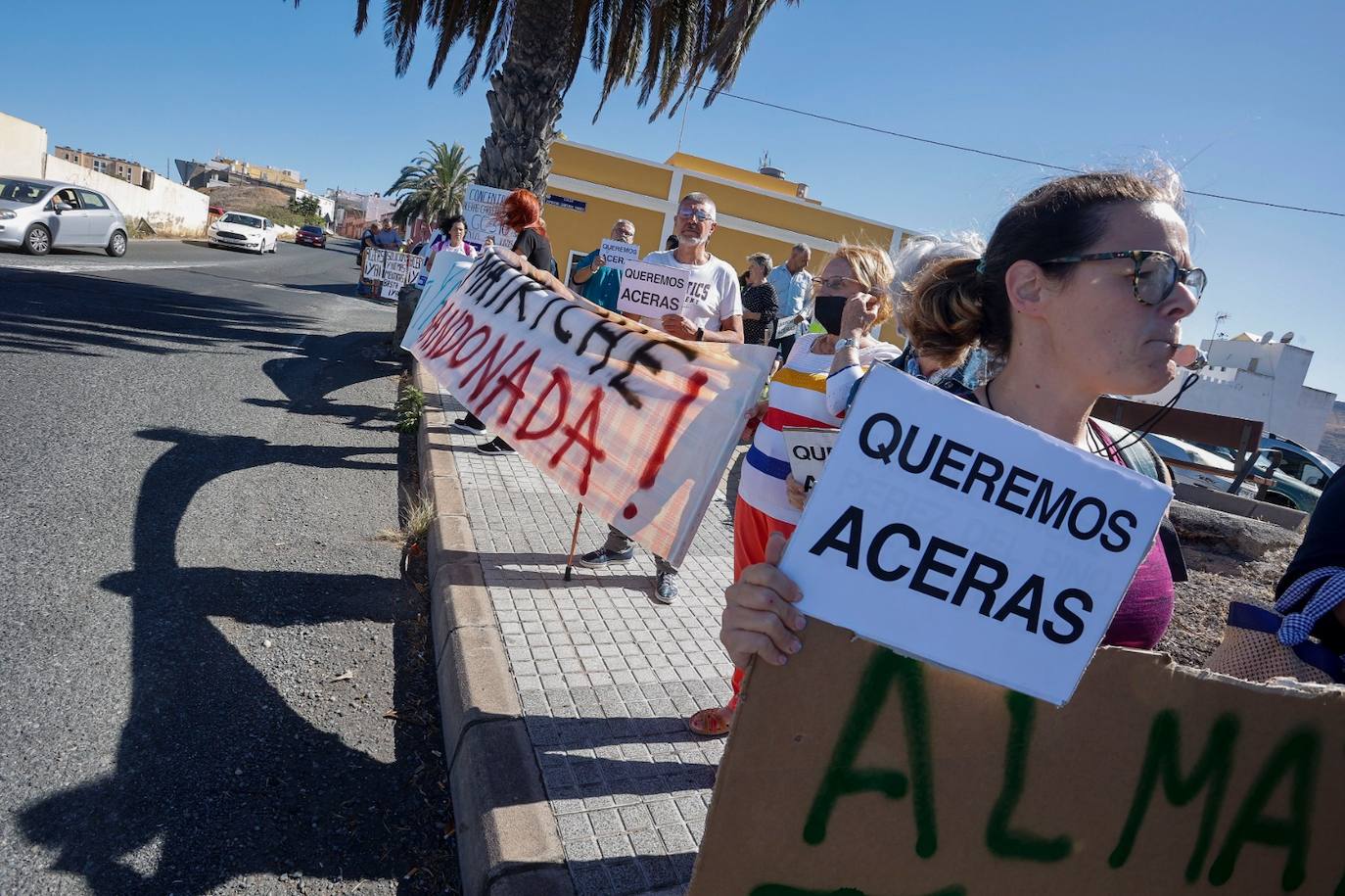 Protesta vecinal en Almatriche