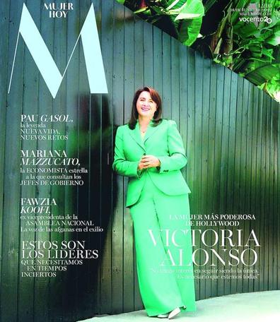 Victoria Alonso, en portada de 'Mujer Hoy'