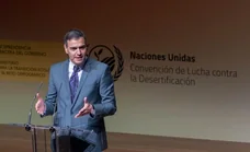 Pedro Sánchez: «Negar el cambio climático es un insulto a la inteligencia»
