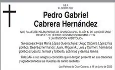 Pedro Gabriel Cabrera Hernández