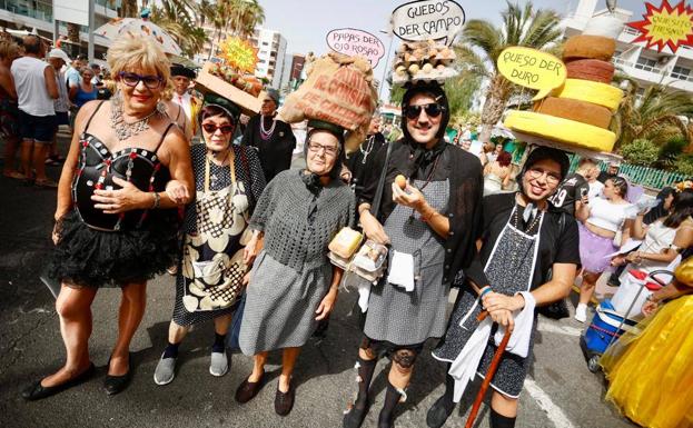 Cabalgata al solajero en Maspalomas