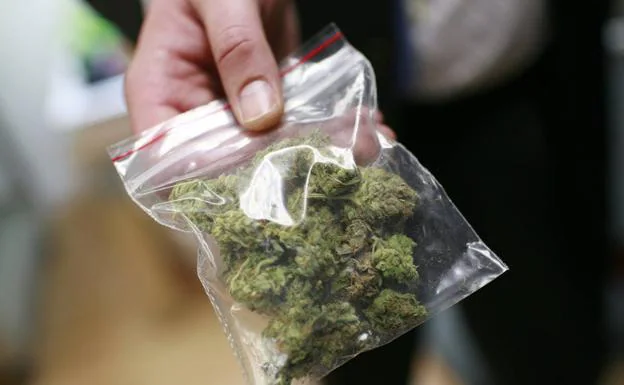 A bag of medical cannabis.