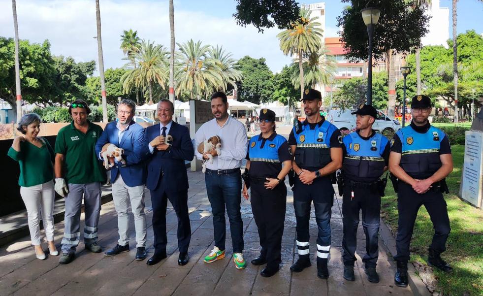 La policía de la capital grancanaria realiza unas cien intervenciones al mes con animales