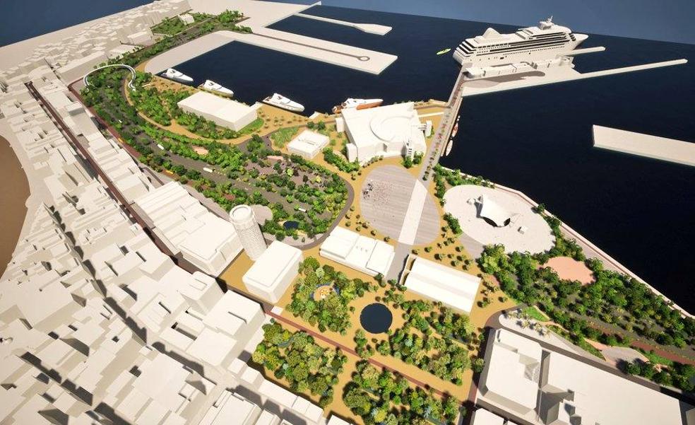 La capital grancanaria apuesta por las zonas verdes y de ocio con el parque Puerto-Ciudad