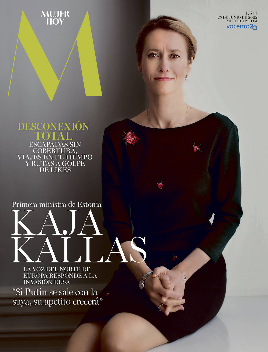 Kaja Kallas, en portada de 'Mujer Hoy'
