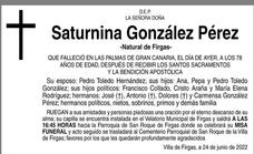 Saturnina González Pérez