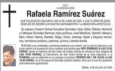 Rafaela Ramírez Suárez