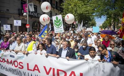 La manifestación por la vida reúne a 20.000 personas en Madrid