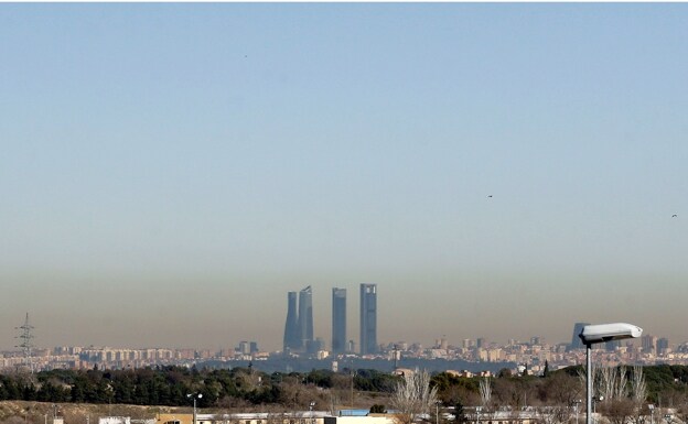 Contaminación en la ciudad de Madrid.
