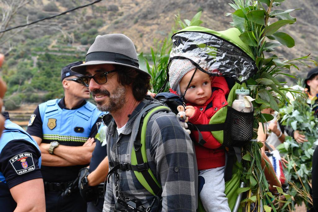 Los romeros del Valle pasaron la noche en Tamadaba