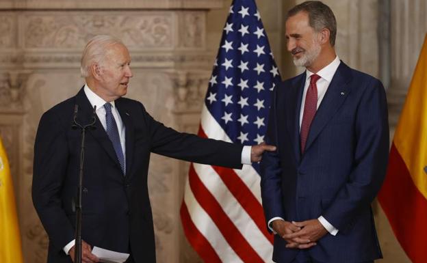 El Rey y Biden coinciden en la necesidad de proteger las democracias y la unidad