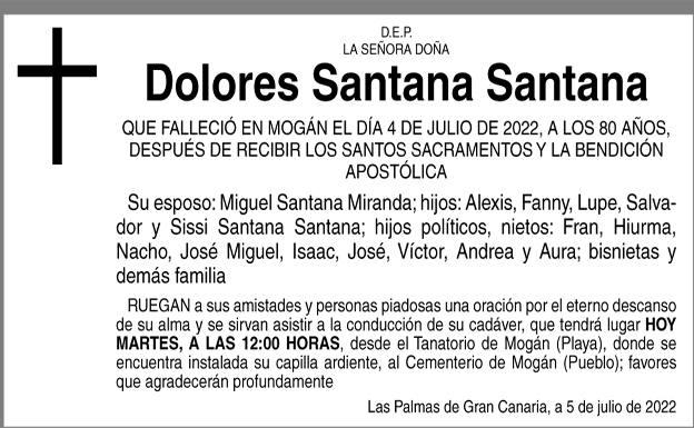 Dolores Santana Santana