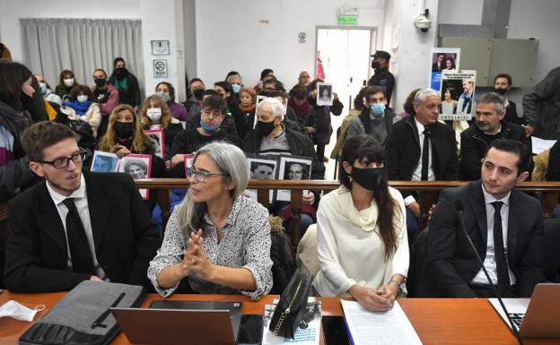 El tribunal donde se emitió la histórica sentencia contra exmilitares de la dictadura argentina por los 'vuelos de la muerte'. 