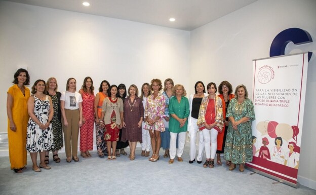 Las mujeres participantes en el programa puesto en marcha por la biofarmacéutica Gilead. 