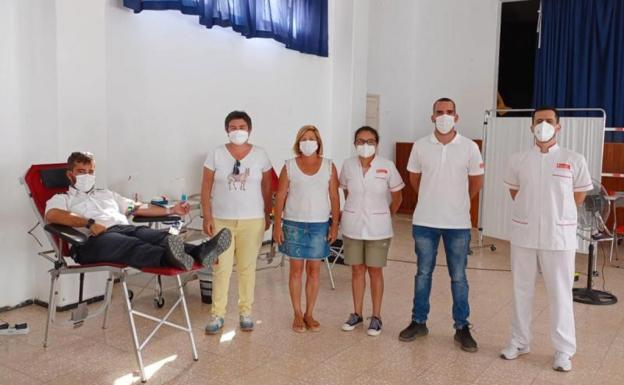 Donación de sangre en La Graciosa