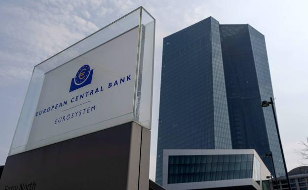 Headquarters of the European Central Bank (ECB) in Frankfurt. 