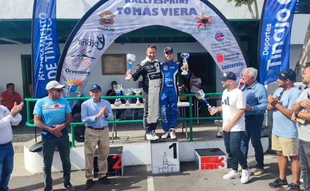 Toñín Suárez-Jorge Cedrés siguen imbatibles con el Porsche en una vibrante prueba