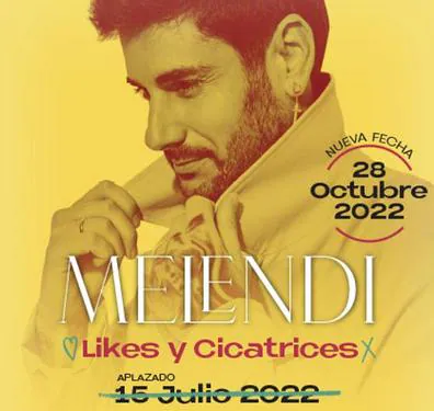 Melendi aplaza a finales de octubre sus dos conciertos en Canarias