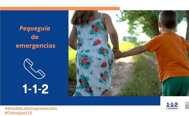 La 'Pequeguía' enseña a los más pequeños cómo realizar una llamada de emergencia