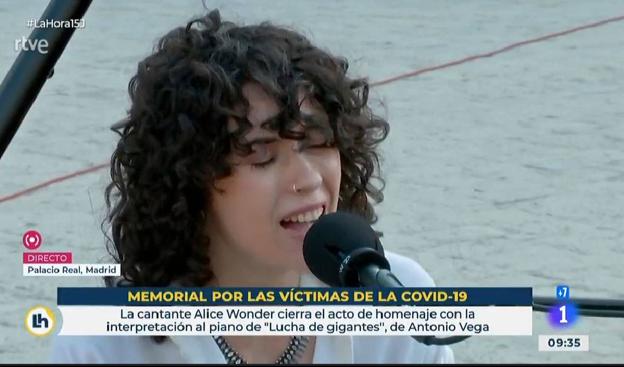 Alice Wonder emociona con su homenaje a las víctimas de la pandemia