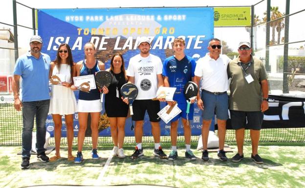 Rodríguez-Córdoba y Armas-Díaz, parejas ganadoras del II Open Oro Isla de Lanzarote