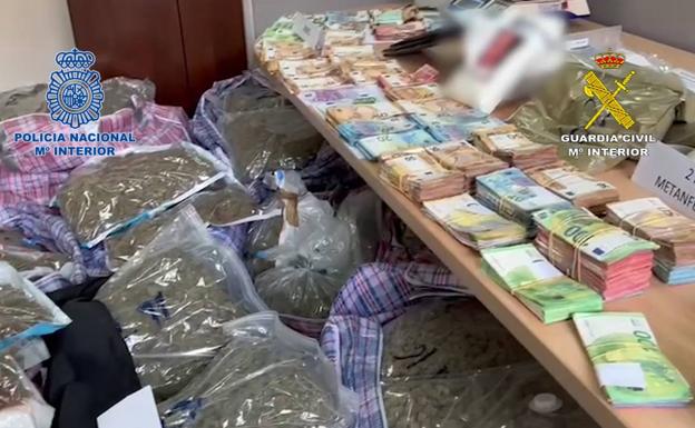 Desmantelan el primer laboratorio para tratar hachís a gran escala en España