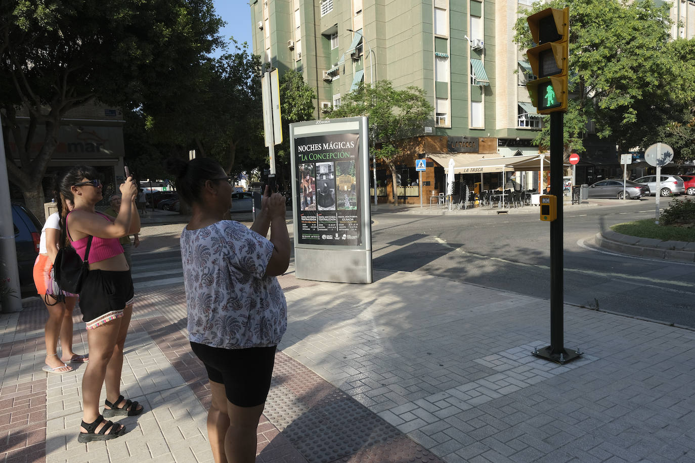 El semáforo de Chiquito de la Calzada en Málaga, una gran idea mal resuelta