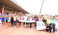José Manuel Ojeda completa el maratón solidario Pasos x Por la Vida en Arrecife