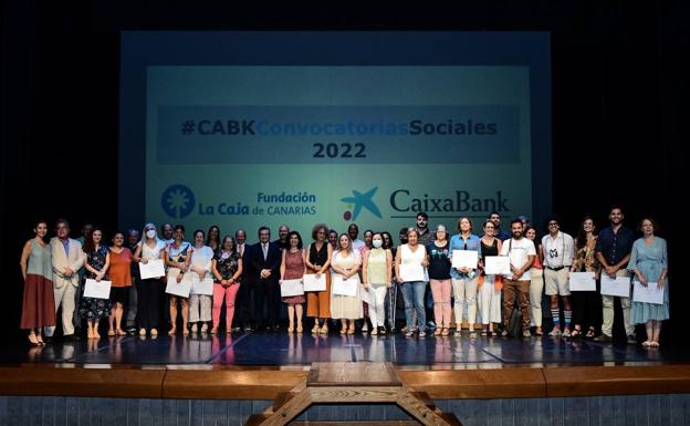 CaixaBank y Fundación La Caja de Canarias entregan a 47 entidades sociales canarias las ayudas de la 'Convocatoria Social 2022'
