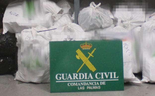 Intervienen más de 1.400 kilos de hachís en Gran Canaria