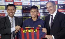 Neymar, Rosell y Bartomeu, a juicio por su contrato con el Barça