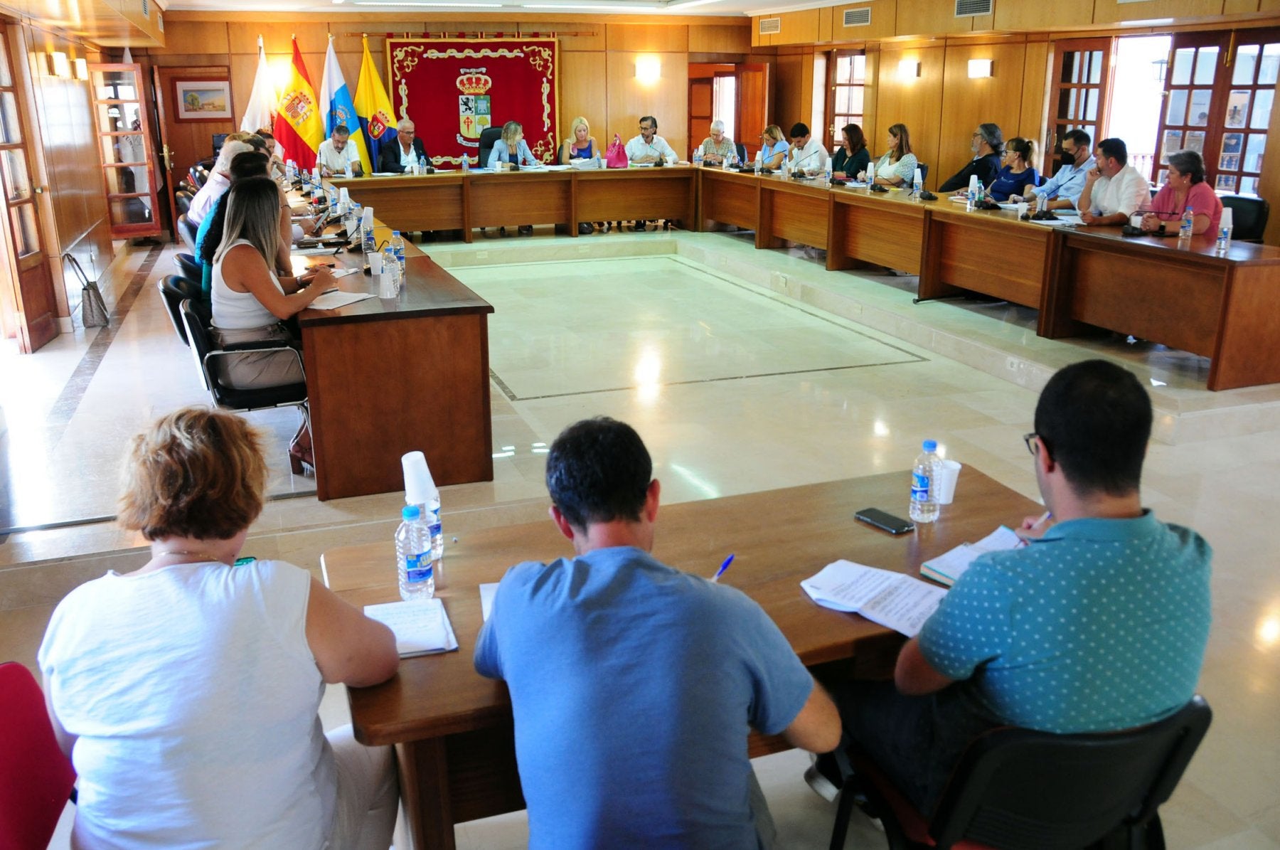 San Bartolomé insta a ampliar la vía de Maspalomas a Tunte