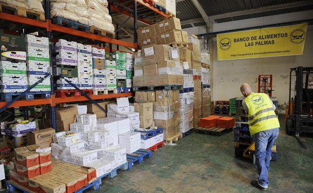 El Banco de Alimentos de Las Palmas llega a 12.461 familias, entre ellas 1.303 con bebés