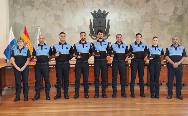 Siete nuevos agentes se incorporan a la Policía Local de Agüimes