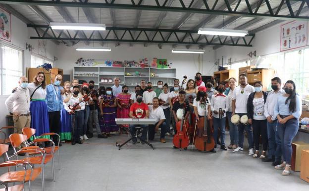 Tres años después el equipo de Barrios Orquestados España vuelve a Honduras