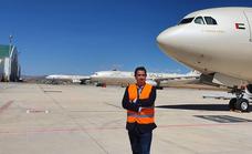 Un ingeniero aeronáutico canario en el aeropuerto de Teruel, referente en Europa