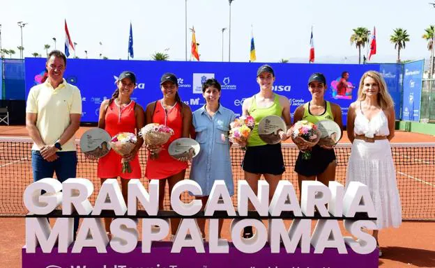 Irene Romero y Jessica Bouzas, campeonas de dobles del ITF Disa Gran Canaria 2022
