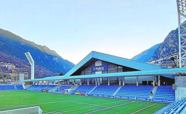 Andorra: National Stadium of Andorra La Vella (6,000 spectators). 