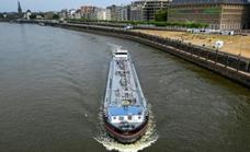La navegación fluvial por el Rin podría verse suspendida la semana próxima