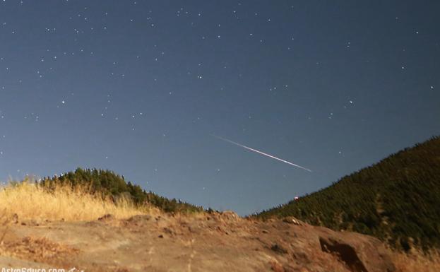 Las Perseidas se dejan ver en Gran Canaria