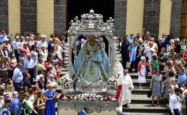 La Virgen de Guía vuelve a reencontrarse con sus fieles