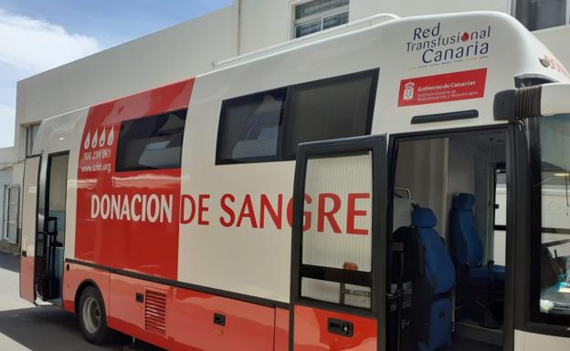 A donar sangre en Arrieta y Haría