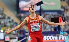 Mariano García, campeón de Europa de 800 metros