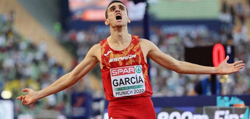 Mariano García, European champion of 800 meters